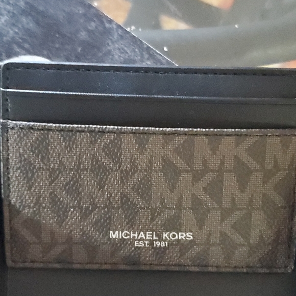 Michael kors duo men boxed wallet set gorgeous - Picture 3 of 7